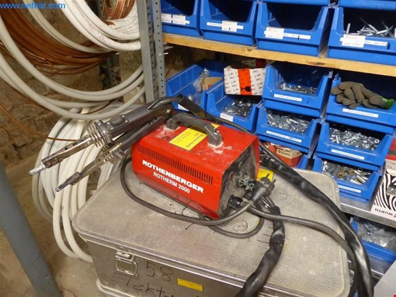 Used Rothenberger Rotherm 2000 electric soft soldering device for Sale (Auction Premium) | NetBid Industrial Auctions