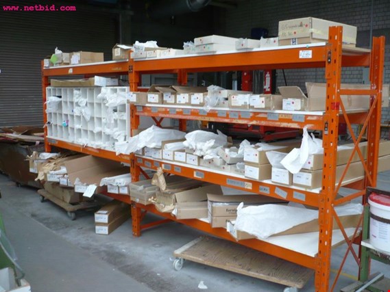 Used 2 Pallet heavy-duty shelving elements for Sale (Auction Premium) | NetBid Industrial Auctions