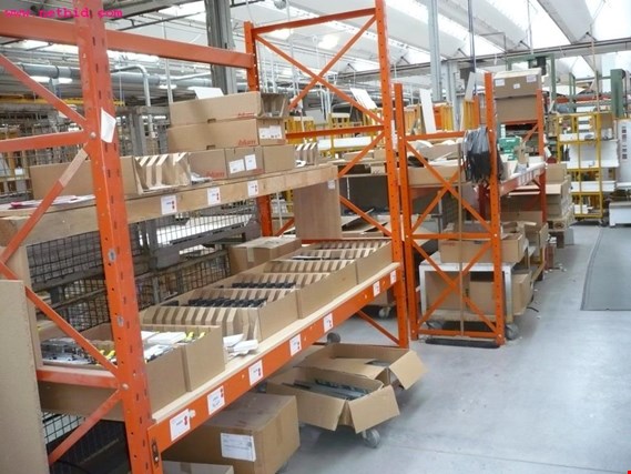 Used 6 Heavy-duty pallet racking elements for Sale (Auction Premium) | NetBid Industrial Auctions