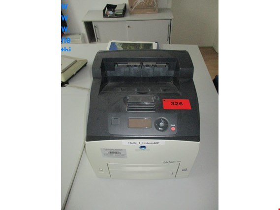 Used Konica Minolta Bizhub 40P Laser printer (Hall_2_Bizhub40P) for Sale (Trading Premium) | NetBid Industrial Auctions
