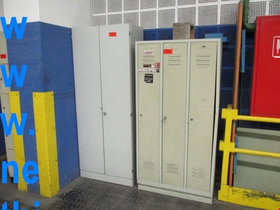 Used Metal locker for Sale (Trading Premium) | NetBid Industrial Auctions