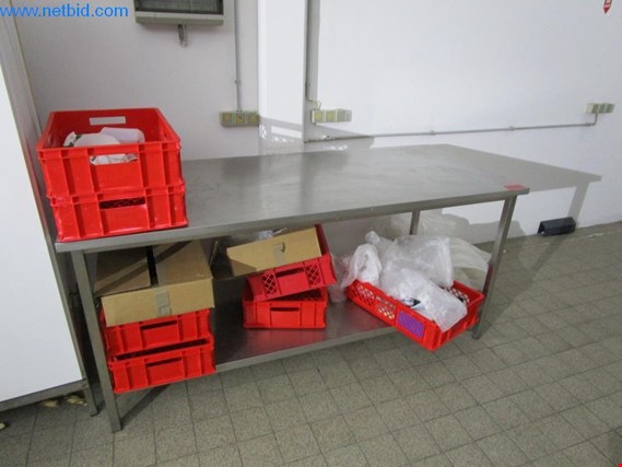 Used Stainless steel table for Sale (Auction Premium) | NetBid Industrial Auctions