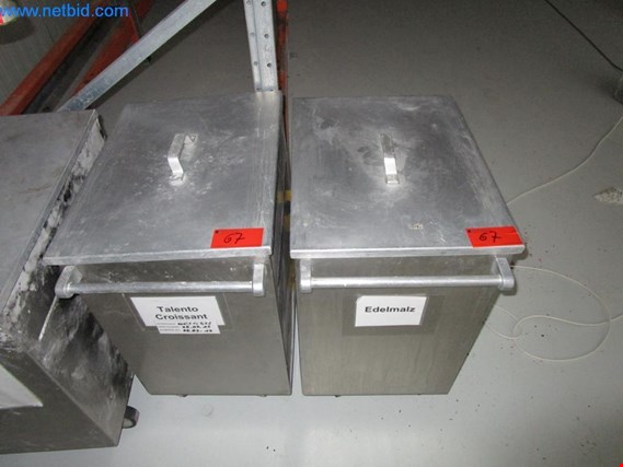 Used 2 Stainless steel ingredient trolley for Sale (Trading Premium) | NetBid Industrial Auctions
