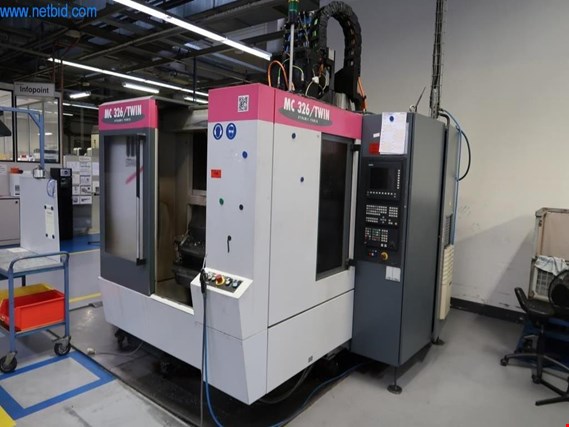Used Stama MC326/Twin CNC Machining Center Room for Sale (Trading Premium) | NetBid Industrial Auctions