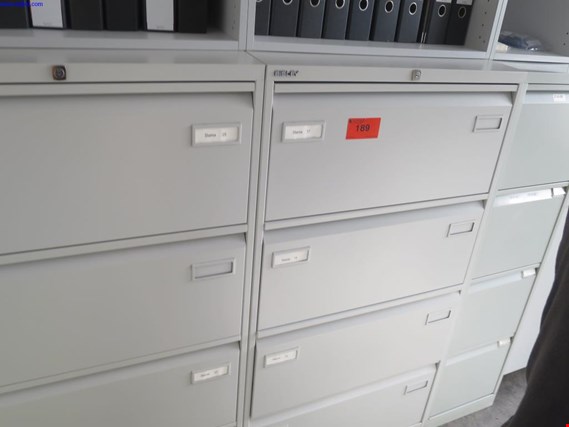Used Bisley 10 Hanging file cabinets for Sale (Auction Premium) | NetBid Industrial Auctions