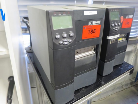 Used Zebra ZM400 Label printer for Sale (Auction Premium) | NetBid Industrial Auctions