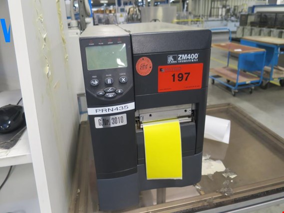 Zebra ZM400 Etikettendrucker gebraucht kaufen (Auction Premium) | NetBid Industrie-Auktionen