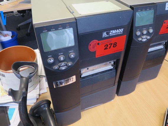Zebra ZM400 Labelprinter gebruikt kopen (Auction Premium) | NetBid industriële Veilingen