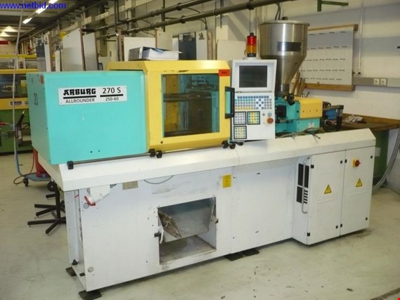 Used Arburg Allrounder 270S250-60 Plastic injection molding machine (20) for Sale (Auction Premium) | NetBid Industrial Auctions