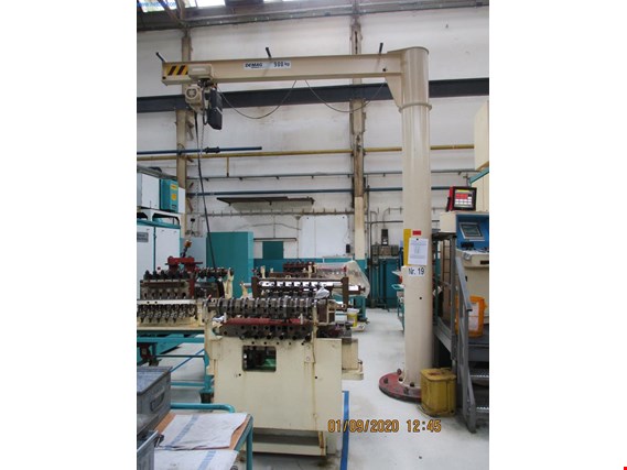 Used 1  Column mounted slewing crane for Sale (Online Auction) | NetBid Industrial Auctions