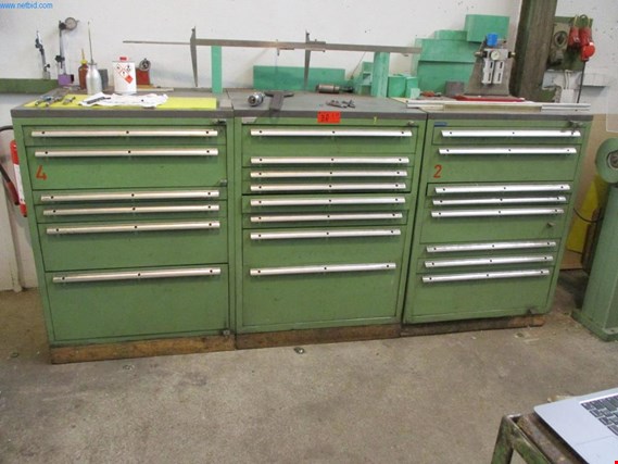 Used 3 Metal drawer cabinets for Sale (Auction Premium) | NetBid Industrial Auctions
