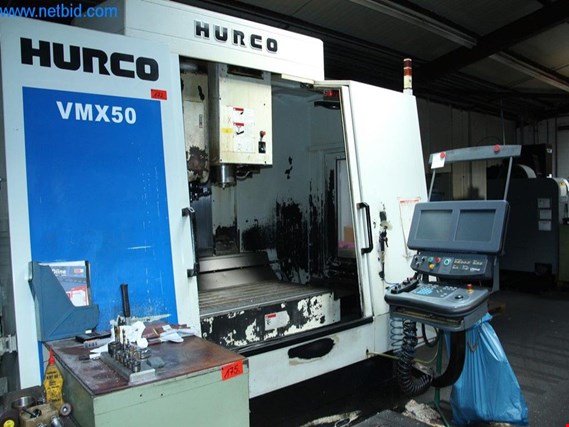 Used Hurco VMX 50/40T 3-axis CNC machining center for Sale (Trading Premium) | NetBid Industrial Auctions