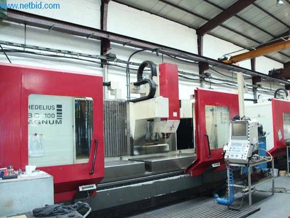 Used HEDELIUS BC100PM/3500 3-axis CNC machining center for Sale (Auction Premium) | NetBid Industrial Auctions
