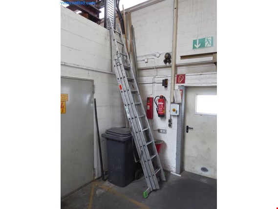 Used Aluminum extension ladder for Sale (Auction Premium) | NetBid Industrial Auctions