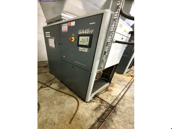 Used Atlas Copco GA 45 FF Screw compressor (subject to surcharge) for Sale (Trading Premium) | NetBid Industrial Auctions