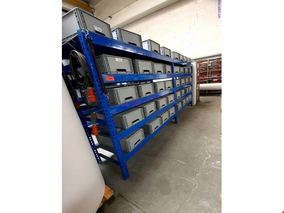 Used ca. 25 lfm. Storage rack for Sale (Auction Premium) | NetBid Industrial Auctions