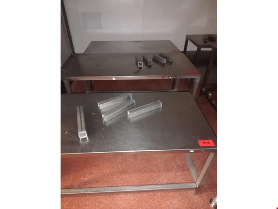Used 3 Stainless steel tables for Sale (Auction Premium) | NetBid Industrial Auctions