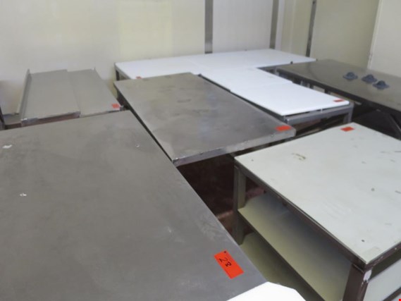 Used 1 Posten Stainless steel tables for Sale (Auction Premium) | NetBid Industrial Auctions