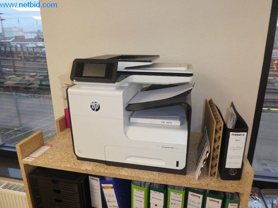 Used HP PageWide MFP 377dw Color multifunction printer for Sale (Auction Premium) | NetBid Industrial Auctions