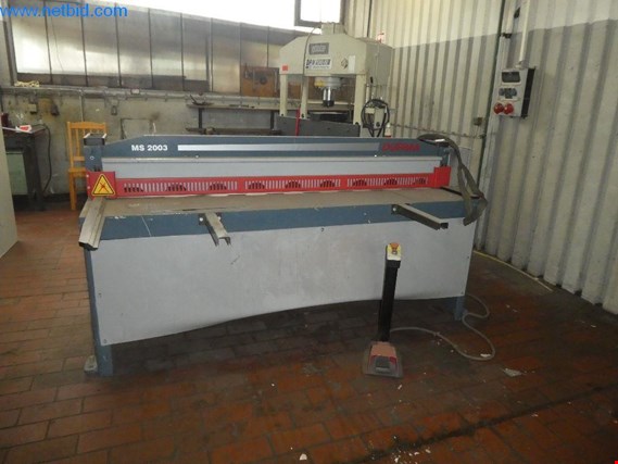 Used Durma MS 2003 motorized guillotine shears for Sale (Auction Premium) | NetBid Industrial Auctions
