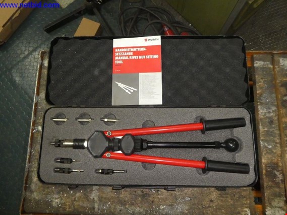 Used Würth HES 510 Hand Rivet Nut Setters for Sale (Auction Premium) | NetBid Industrial Auctions