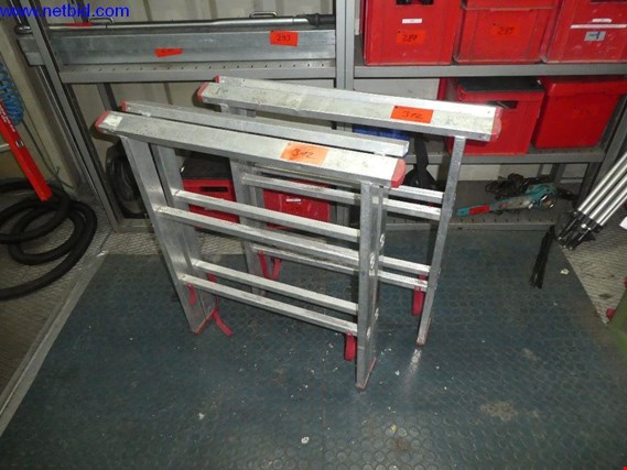 Used Würth 2 Aluminum trestles for Sale (Auction Premium) | NetBid Industrial Auctions