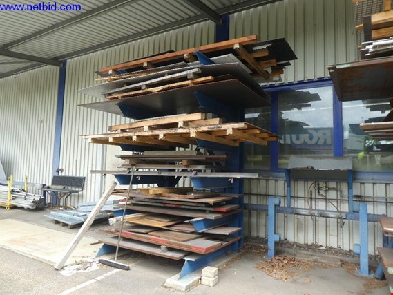 Used 2 Cantilever racking for Sale (Online Auction) | NetBid Industrial Auctions