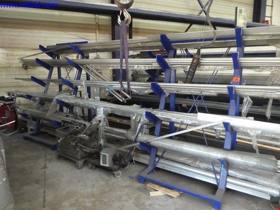 Used 2 Cantilever racking for Sale (Auction Premium) | NetBid Industrial Auctions