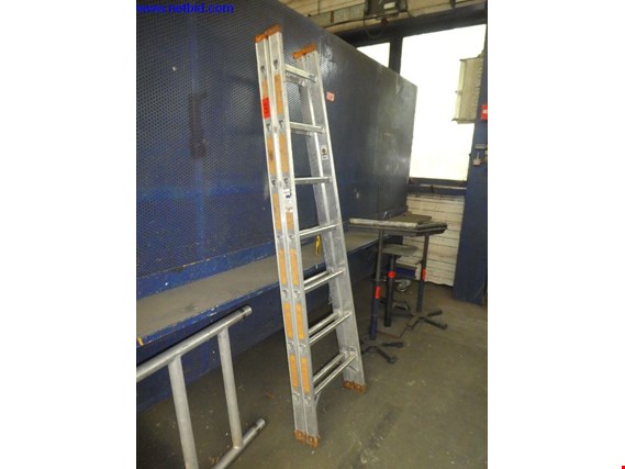 Used Layher Aluminium stepladder for Sale (Auction Premium) | NetBid Industrial Auctions