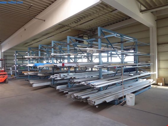 Used 6 Cantilever racking for Sale (Auction Premium) | NetBid Industrial Auctions