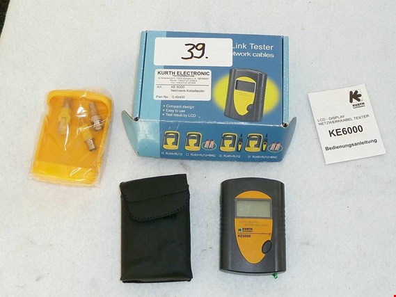 Used Kurth Electronic KE6000 Network cable tester for Sale (Auction Premium) | NetBid Industrial Auctions