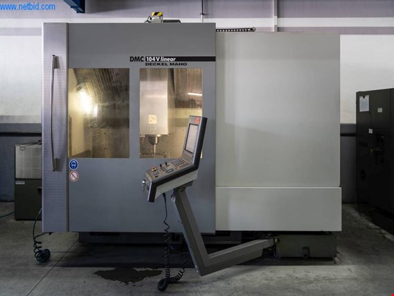 Used Deckel Maho DMC 104V Linear CNC machining center for Sale (Auction Premium) | NetBid Industrial Auctions