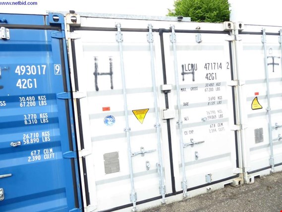 Used NP-028F-02 40` sea container for Sale (Auction Premium) | NetBid Industrial Auctions