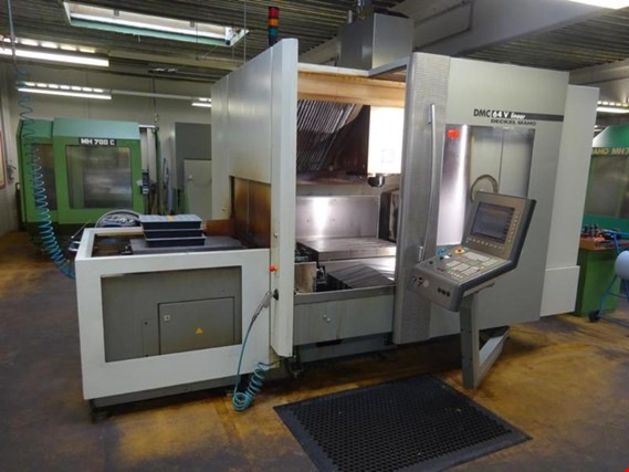 Used Deckel Maho DMC64V Linear 3-axis CNC vertical machining center for Sale (Auction Premium) | NetBid Industrial Auctions