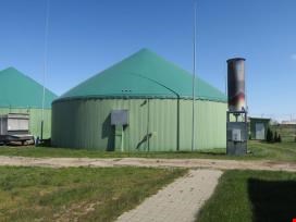 Functioning agricultural biogas plant
