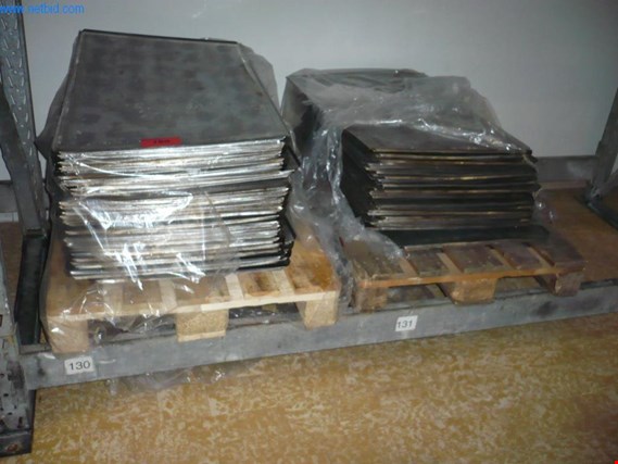 Used ca. 180  Steel perforated baking sheets for Sale (Auction Premium) | NetBid Industrial Auctions