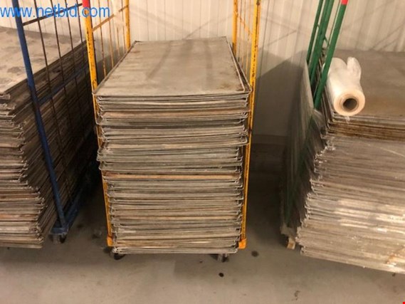 Used ca. 160 Perforated aluminium baking trays for Sale (Online Auction) | NetBid Industrial Auctions