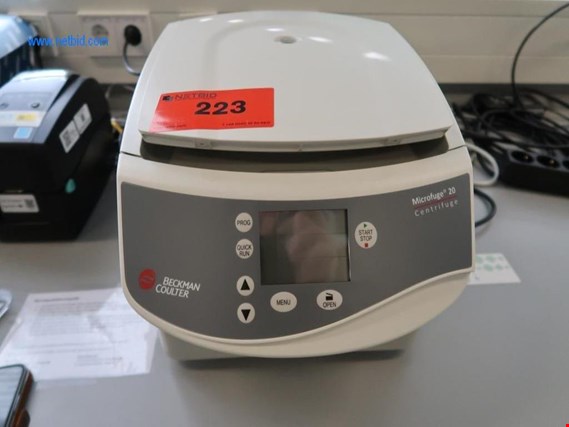 Used Beckman Coulter Microfuge 20 Centrifuge for Sale (Auction Premium) | NetBid Industrial Auctions