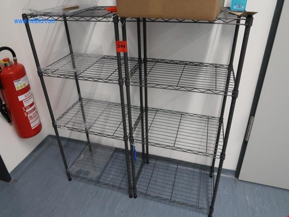 Used 2 Metal shelves for Sale (Trading Premium) | NetBid Industrial Auctions