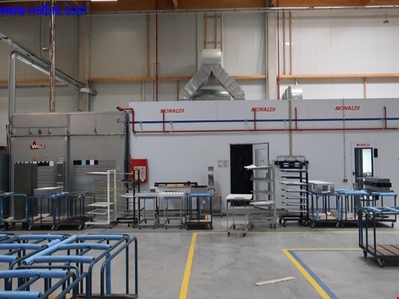 Used Monaldi 3-chamber paint booth for Sale (Online Auction) | NetBid Industrial Auctions
