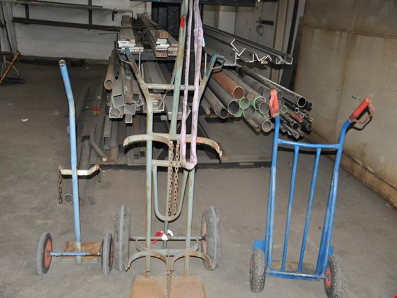 Used 2 welding bottle transport trolleys and a sack truck for Sale (Trading Premium) | NetBid Industrial Auctions