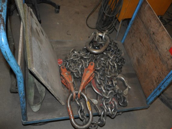 Used Trolley with various chain slings for Sale (Auction Premium) | NetBid Industrial Auctions