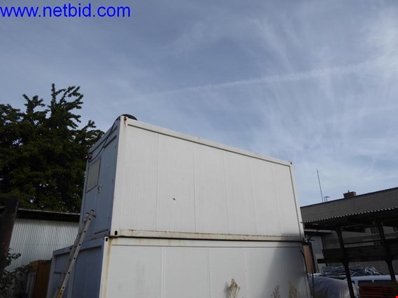 Used 20´ construction site office container (later release) for Sale (Auction Premium) | NetBid Industrial Auctions