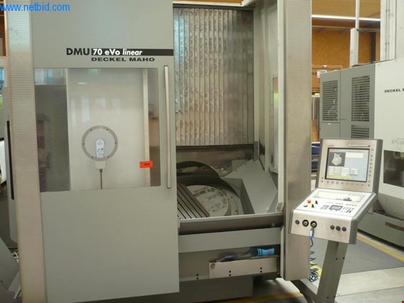 Used DMG Deckel Maho DMU70evo Linear 5-axis CNC universal machining center for Sale (Trading Premium) | NetBid Industrial Auctions
