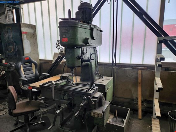 Used Optima Universal milling machine for Sale (Online Auction) | NetBid Industrial Auctions