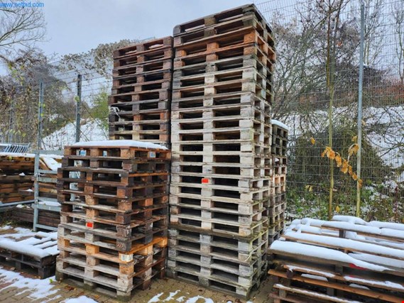 Used ca. 90 Euro pallets for Sale (Auction Premium) | NetBid Industrial Auctions