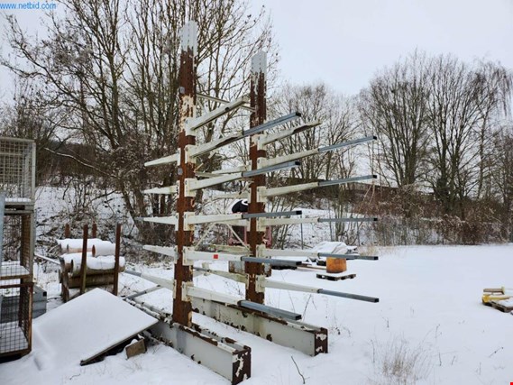 Used Heavy-duty cantilever racking for Sale (Auction Premium) | NetBid Industrial Auctions