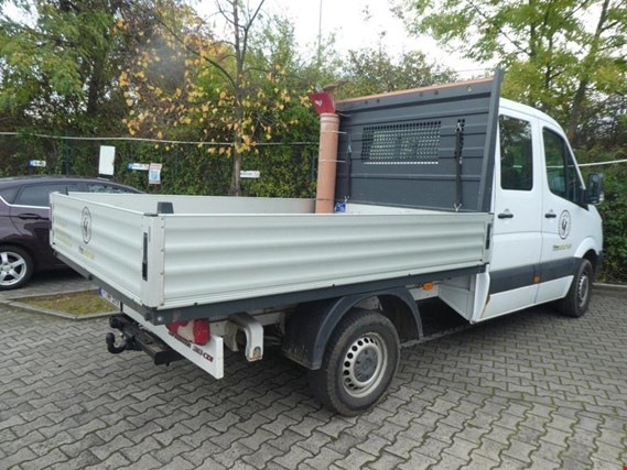 Used Mercedes-Benz Sprinter II 313 CDI DoKa Pritsche Transporter / flatbed truck for Sale (Auction Premium) | NetBid Industrial Auctions
