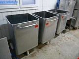 mobile stainless steel transport containers
