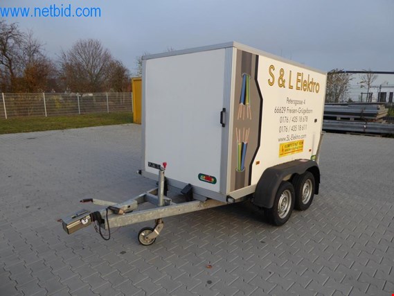 Used Unsinn KK 20-30 Double-axle box trailer for Sale (Trading Premium) | NetBid Industrial Auctions